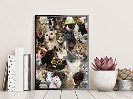 Frey's 500-piece Puzzle: Feline Mayhem